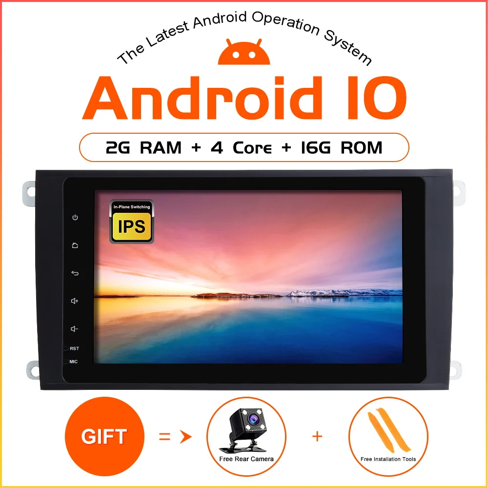 

ZLTOOPAI Android 10 автомобильный мультимедийный плеер для Porsche Cayenne радио GPS 2 Din в автомобиль Stereo Car Play IPS DSP