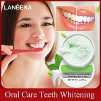 teeth whitening powder tangy lemon lime hygiene dental tooth cleaning home bleaching safe protect bright teeth oral care