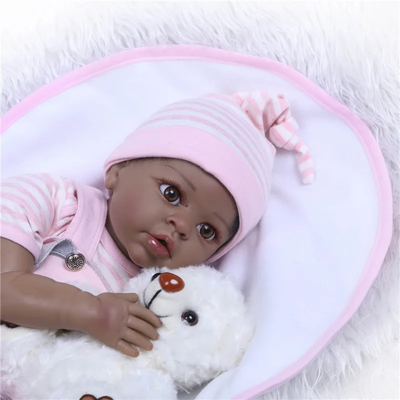 

22 inch 55cm born Bebe Reborn Baby Dolls Silicone Soft Cloth Body toddler Doll For Girls Princess Kid Fashion Reborn Dolls