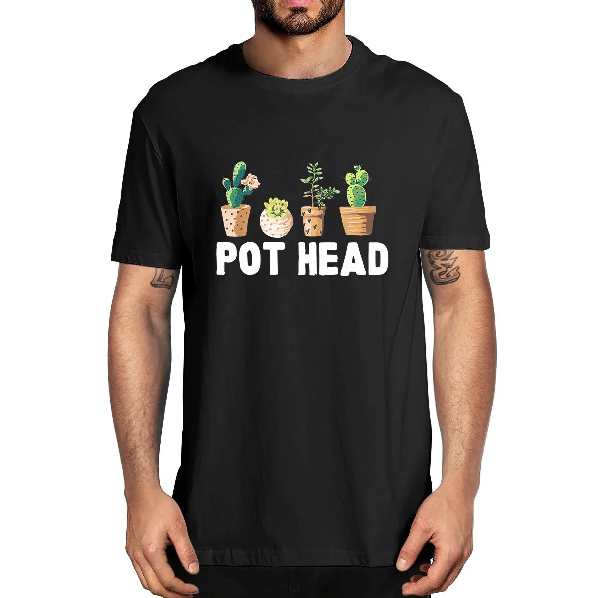 

Смешная забавная Мужская футболка из 100% хлопка с изображением горшка сада, суккулента, сада, новинка, унисекс, смешная уличная одежда с юмором, Женский Топ
