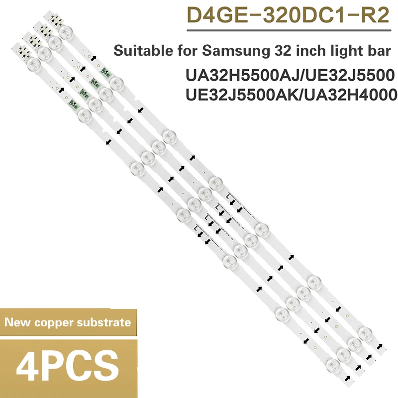 

LED Samsung LCD TV backlight strip is suitable for UA32H5500AJ UE32J5500AK UE32J5500 UA32H4000 UA32H4100 UA32H5000 UA32H5500