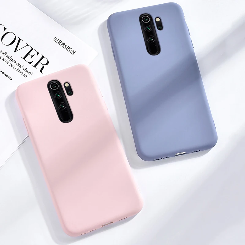 Для Xiaomi Redmi Note 8 Pro Чехол-бампер противоударный ТПУ жидкий силиконовый чехол для Redmi Note 8 Coque Note8T 8T Redmi 8 8A чехол