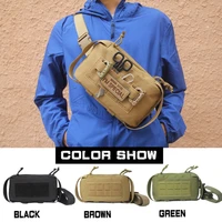 molle chest bag 1000d medical edc waist pouch hiking travel camping outdoor sports tool accessories mobile phone storage pack