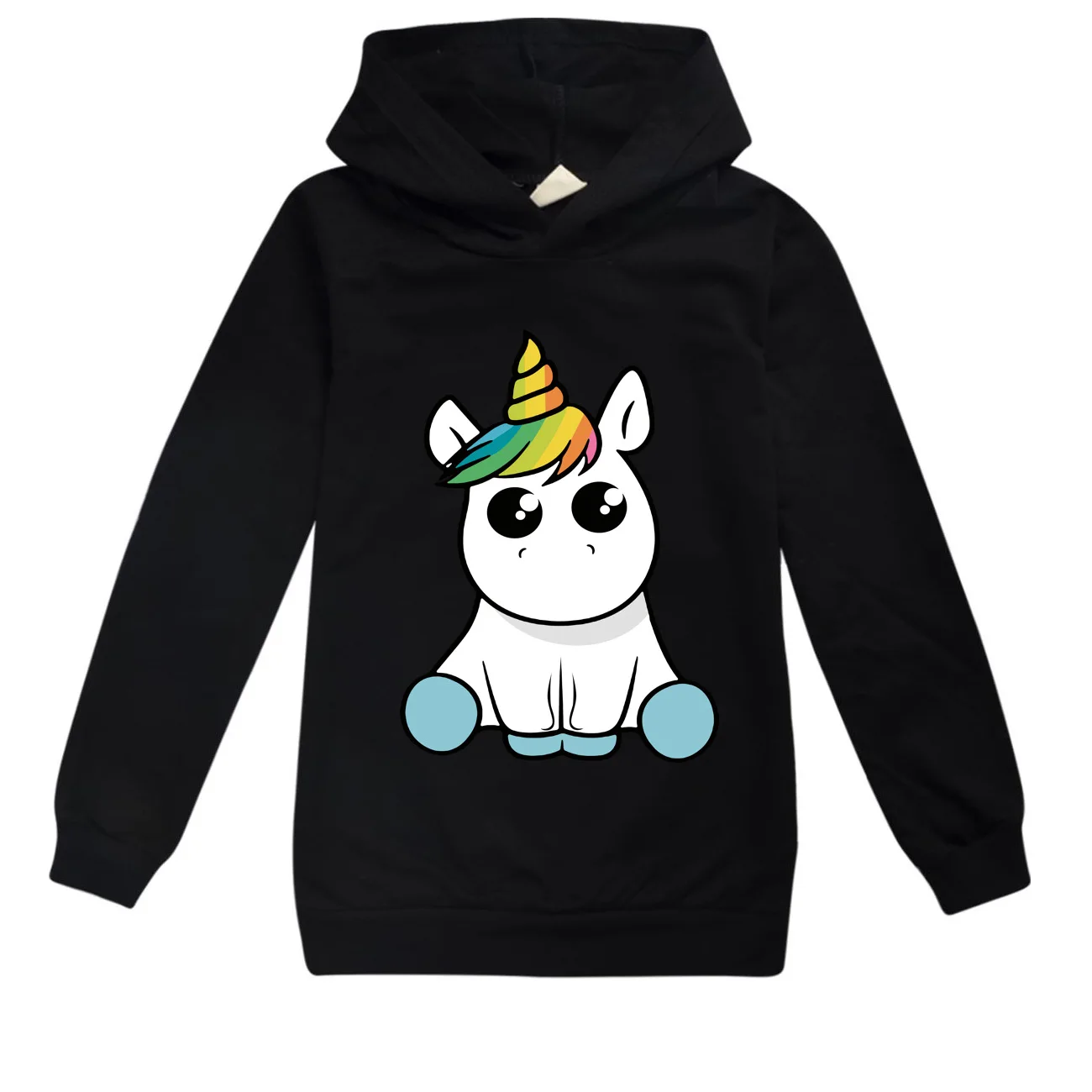 New Lovely Toddler Boys Girls Tops Children Cartoon Unicorn Cotton Hoodies Spring Long Sleeve Sport pullover Sweatshirt For kids