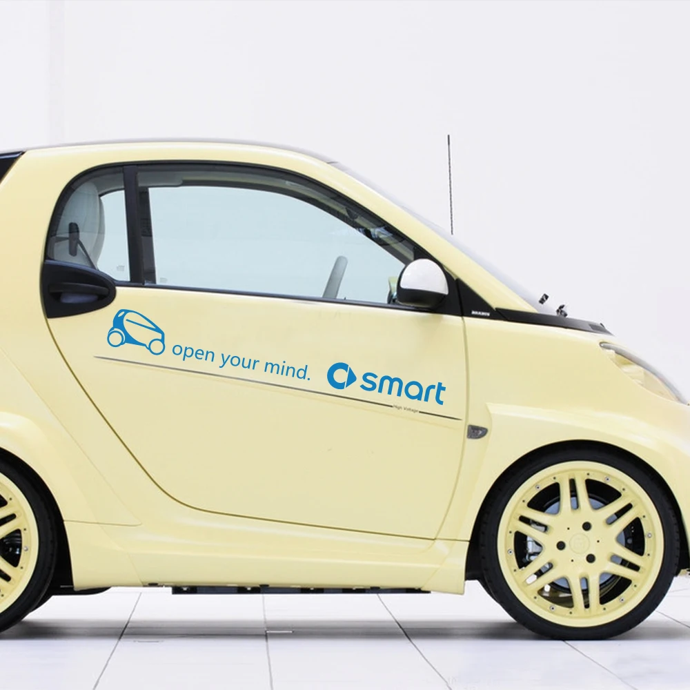 2 шт. автомобильные наклейки на дверь боковые автомобили виниловая пленка сделай