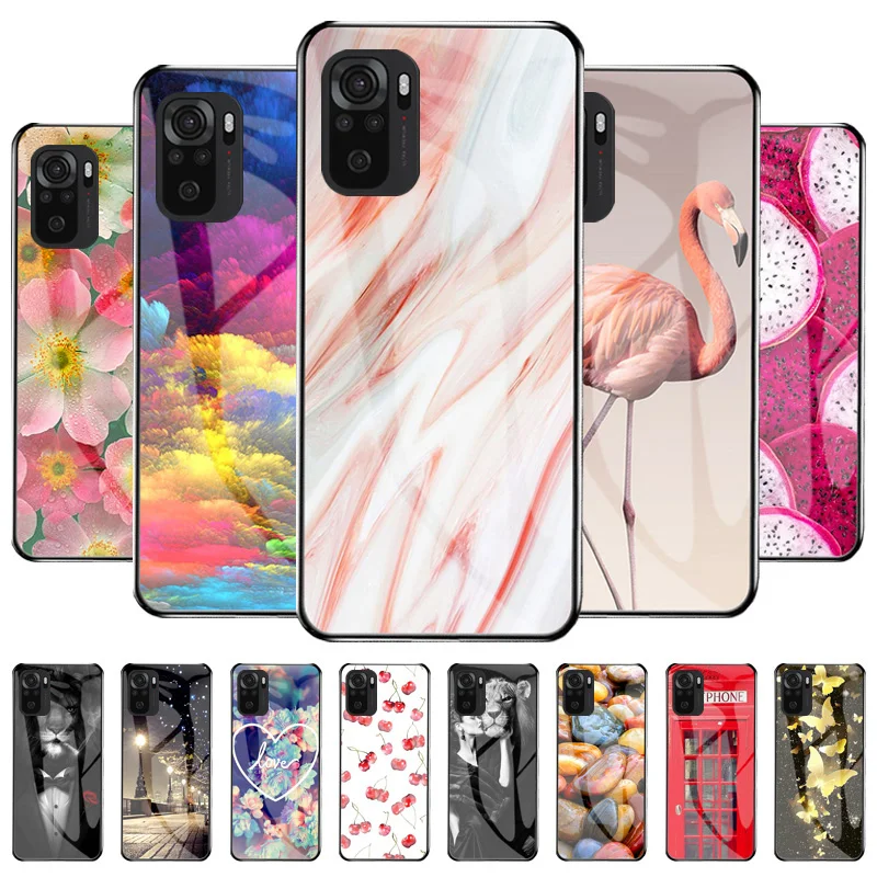 Чехол для Xiaomi Redmi Note 12 Pro чехол 11 Lite 5G NE 10T 11T 11S 9 8 Poco X5 чехлы из закаленного стекла