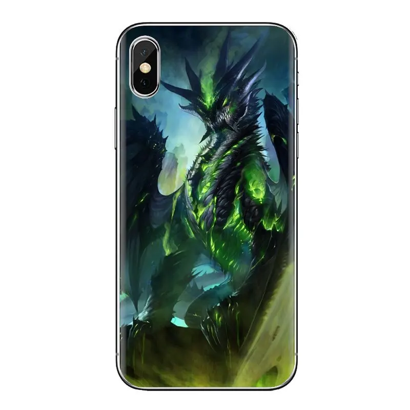 Чехол из термопластичного полиуретана дракон изображения для iPhone XS Max XR X 4 4S 5 5S 5C SE