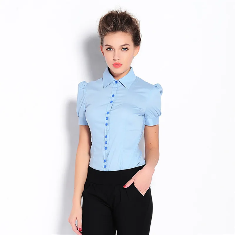 Женская офисная блузка на пуговицах в европейском стиле|office blouse|blouse formalblouse style |