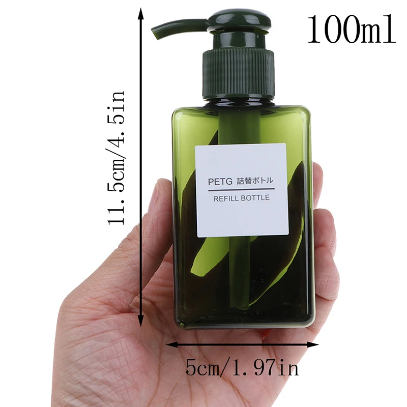 Портативный дорожный дозатор для мыла 100 мл диспенсер ванной мойка гель душа