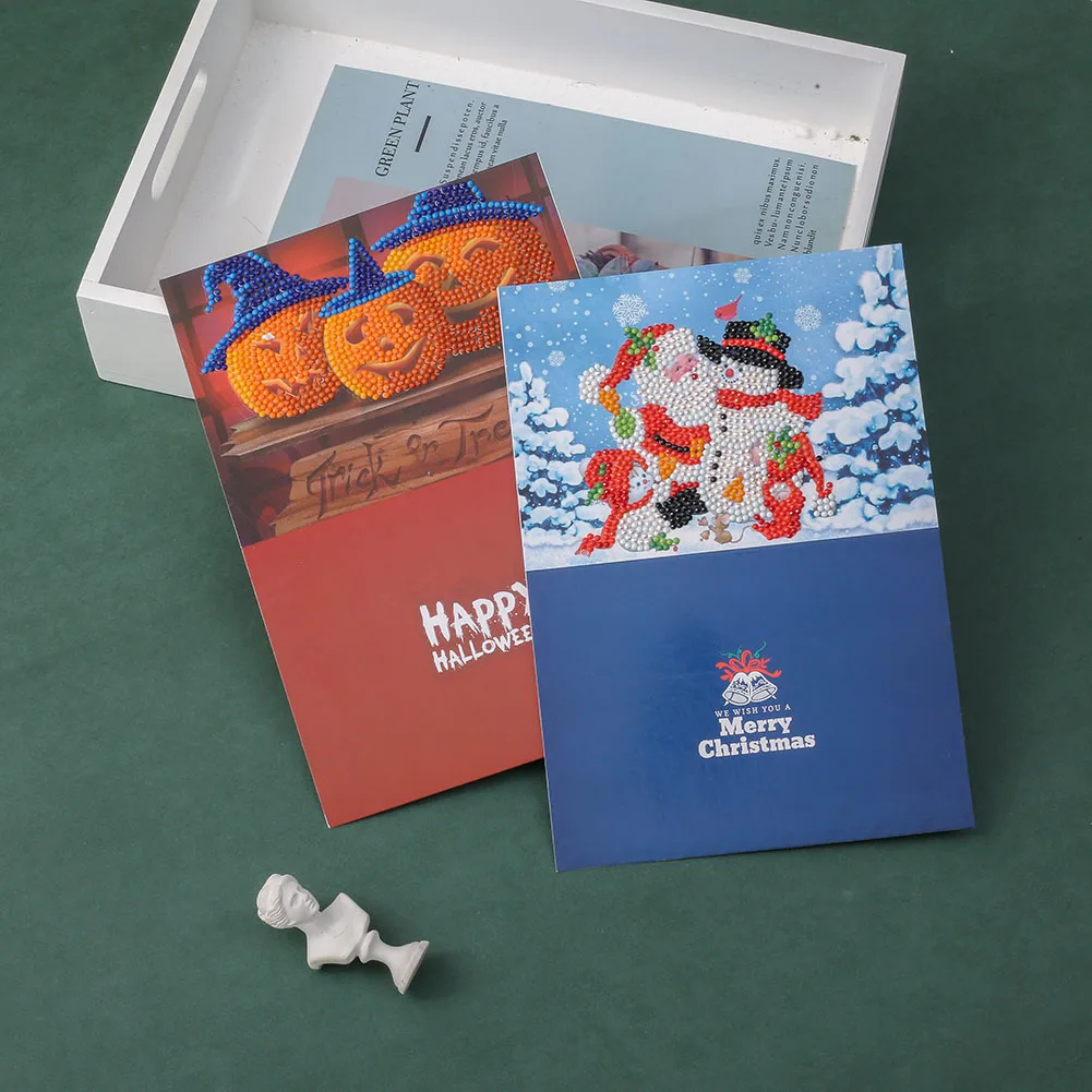 Экономичный DIY бриллиантовый рисунок Рождество Набор открыток новый год
