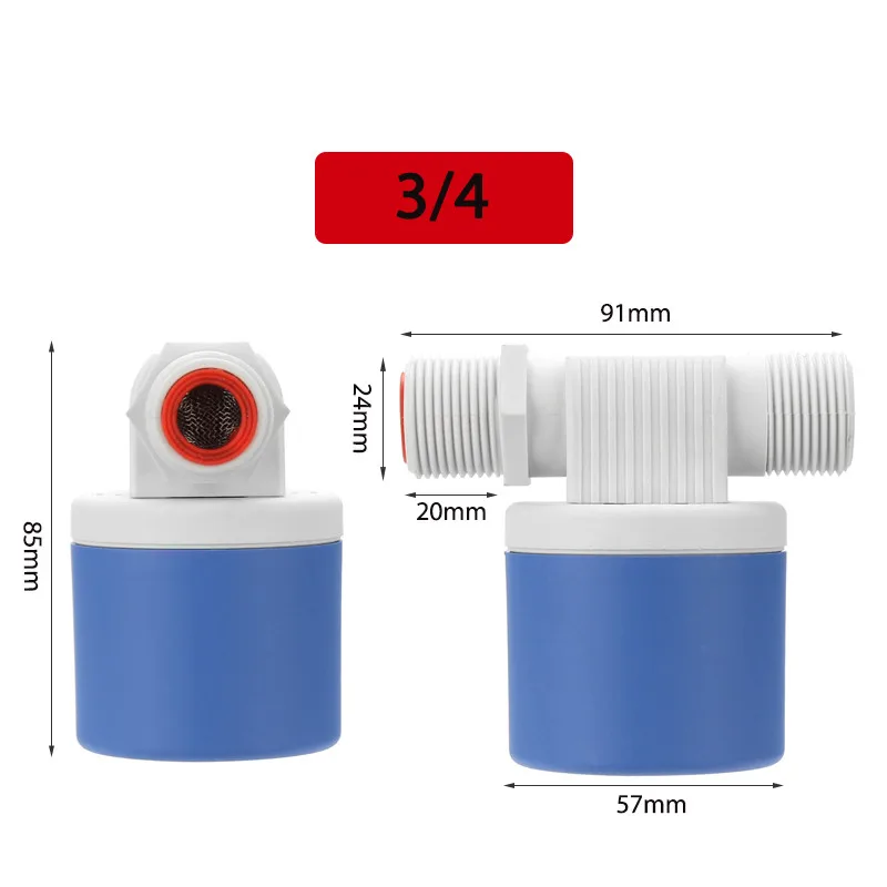 1 шт. Автоматический Поплавковый клапан регулятор уровня воды 1/2 дюйма 3/4 дюйм