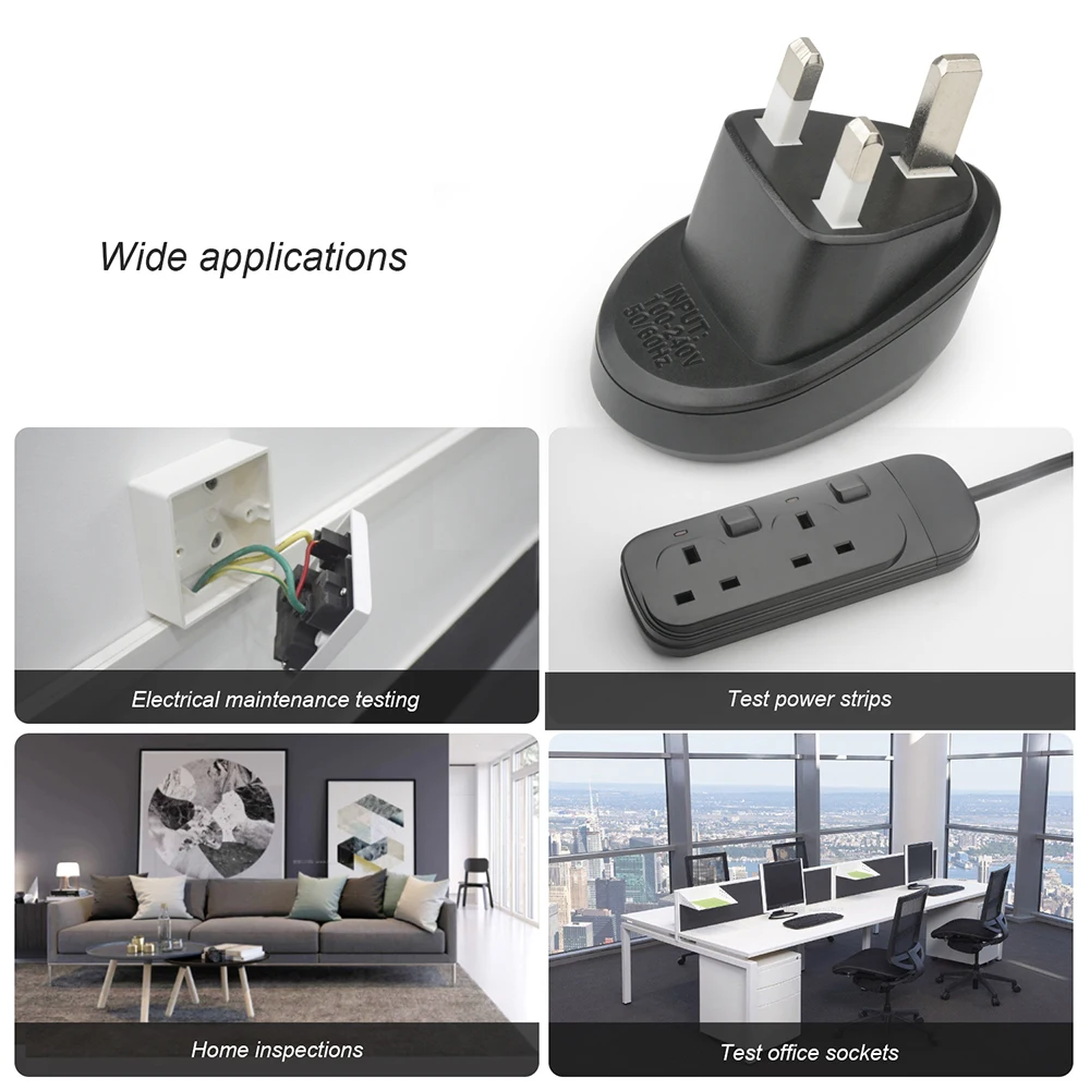 MESTEK RCD кабельный трекер для электрической розетки тестер заземляющего провода