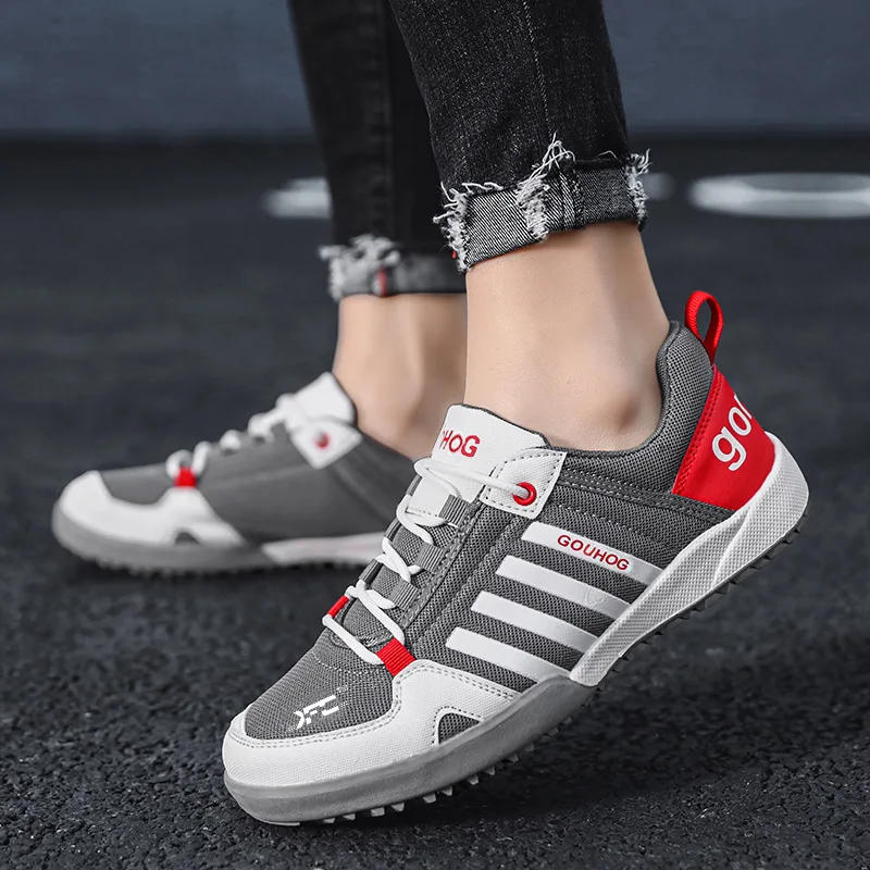 

Новинка, мужская спортивная обувь, трендовая универсальная повседневная обувь, модные мужские кроссовки, Уличная обувь для бега, Молодежна...