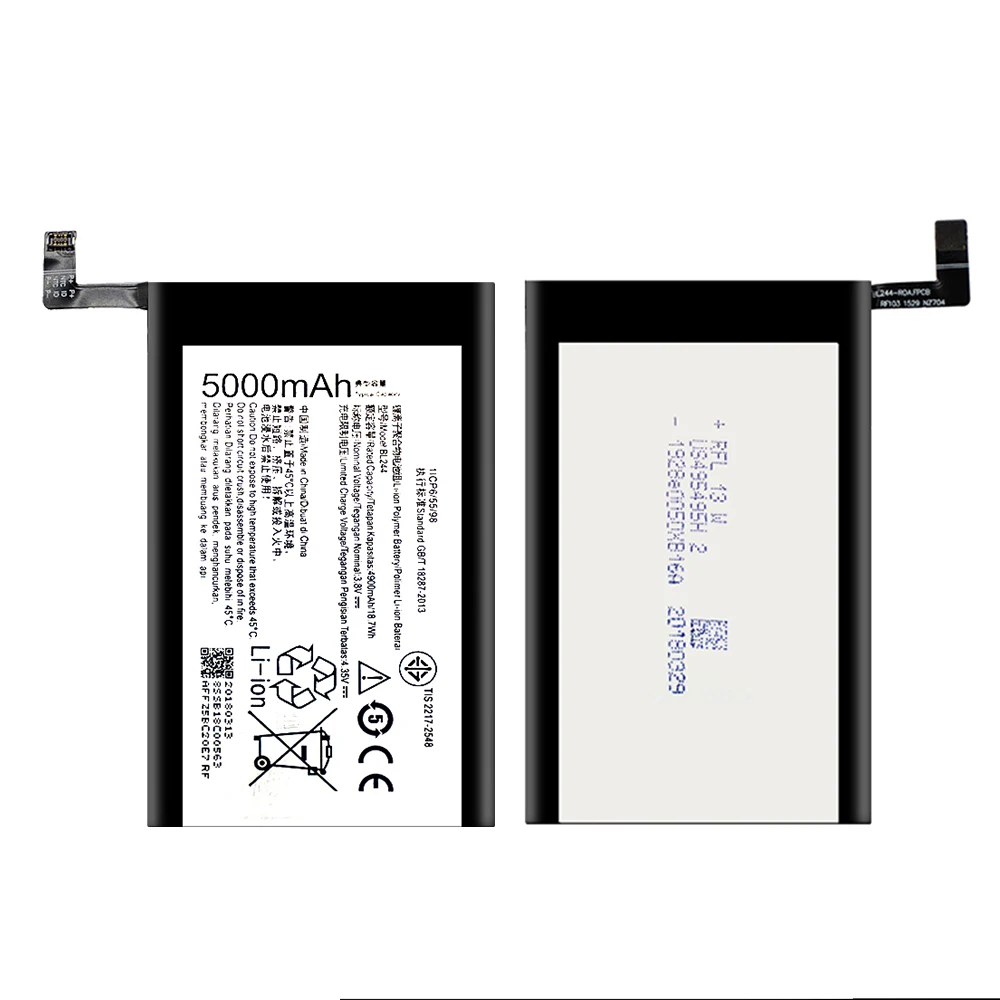 100% Original Battery BL244 for Lenovo Vibe P1 P1a42 P1c58 P1c72 5000mAh Rechargeable Batteria with Tools kit | Мобильные телефоны