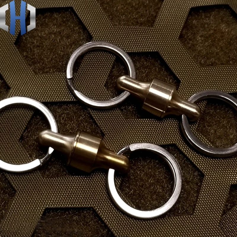 Quick Buckle Detach Outdoor Tactical Backpack EDC Key Ring Carabiner Climbing Keychain Tools | Украшения и аксессуары