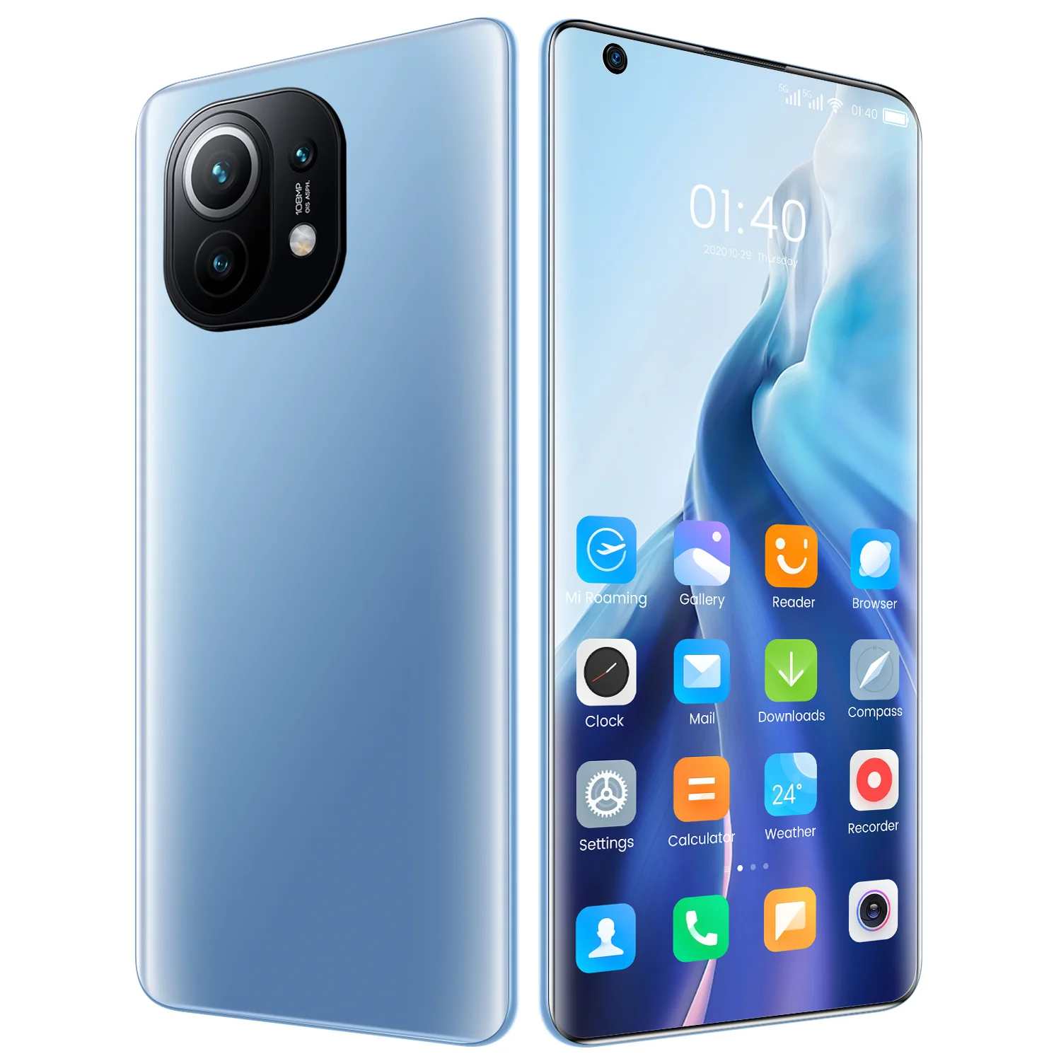 Galaxy-Tel&eacute;fono M&oacute;vil Inteligente M11 Pro, celular con pantalla completa de 7,3 pulgadas, 6800mAh, 10 n&uacute;cleos, 16 + 512GB, 32MP + 64MP, SIM Dual, 5G, Android, oferta-0