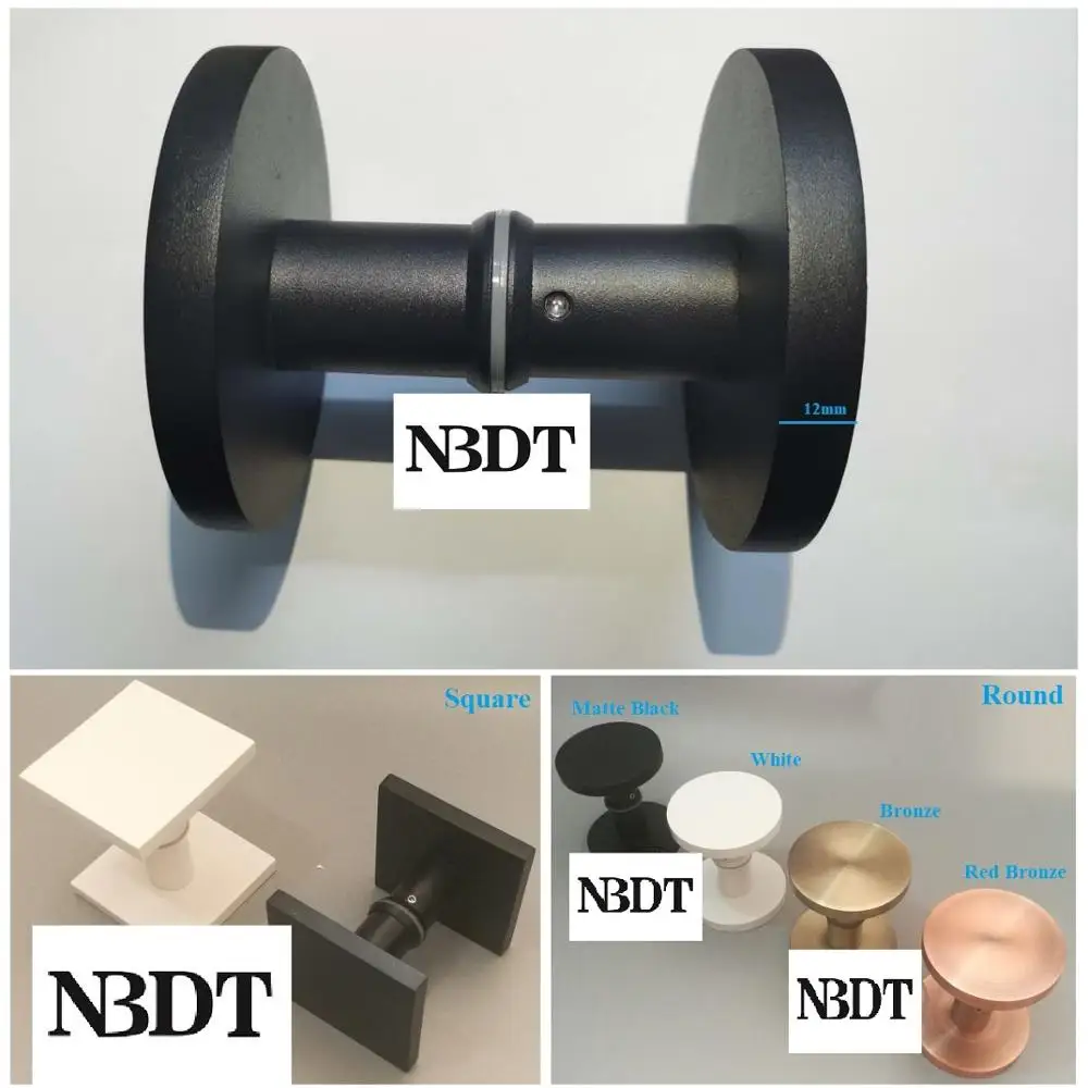 10 см цельная алюминиевая квадратная круглая стеклянная дверь для входа в душевую