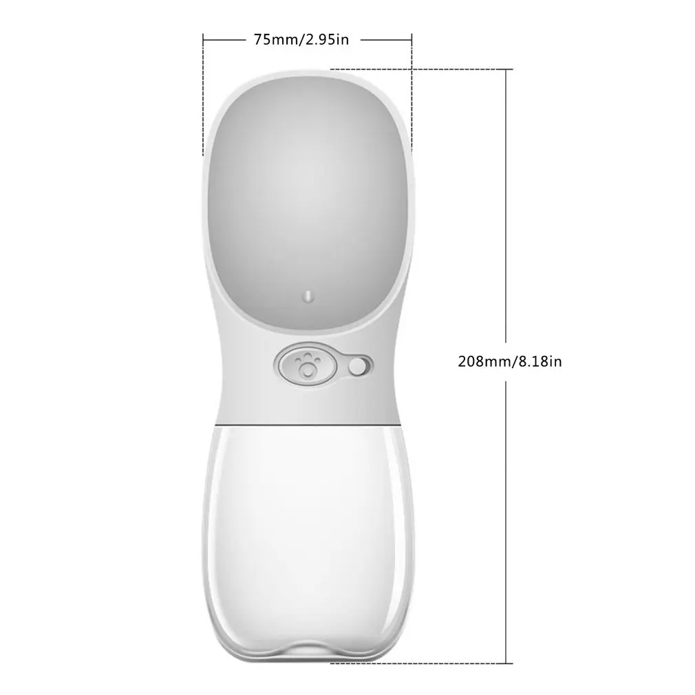 

350ml Pet Dog Water Bottle Portable Pet Cups Dog Cat Health Water Feeders Travel Cups Cats Drinking Cup for Outdoor Pet Supplies