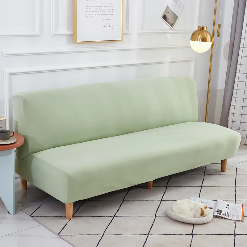 Диван покрывало складной светильник зеленый современное сидение чехлов стрейч