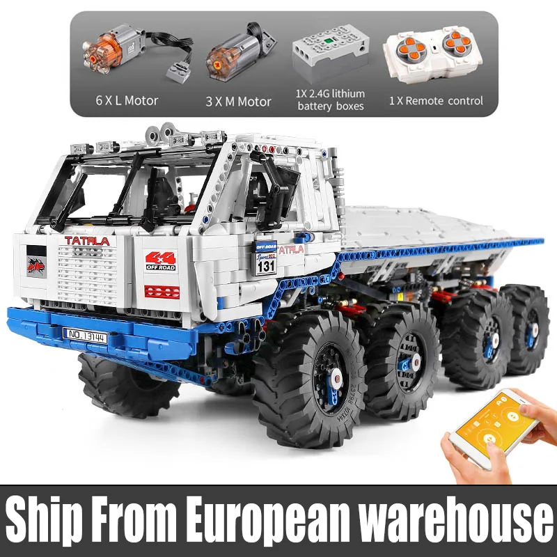 Форма King 13144 совместимая с 27092 Arakawa Moc буксировочный внедорожник Tatra 813 развивающие