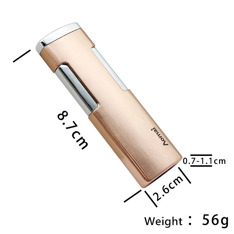 

Ultra-thin Inflatable Windproof Portable High Pressure Direct Injection Flame Turbo Gas Lighter Cigarette Accessories