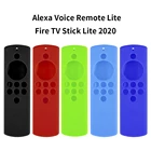 Защитный чехол для пульта дистанционного управления Alexa Fire TV Stick Lite, портативный силиконовый чехол для защиты от пыли и удаленных аксессуаров