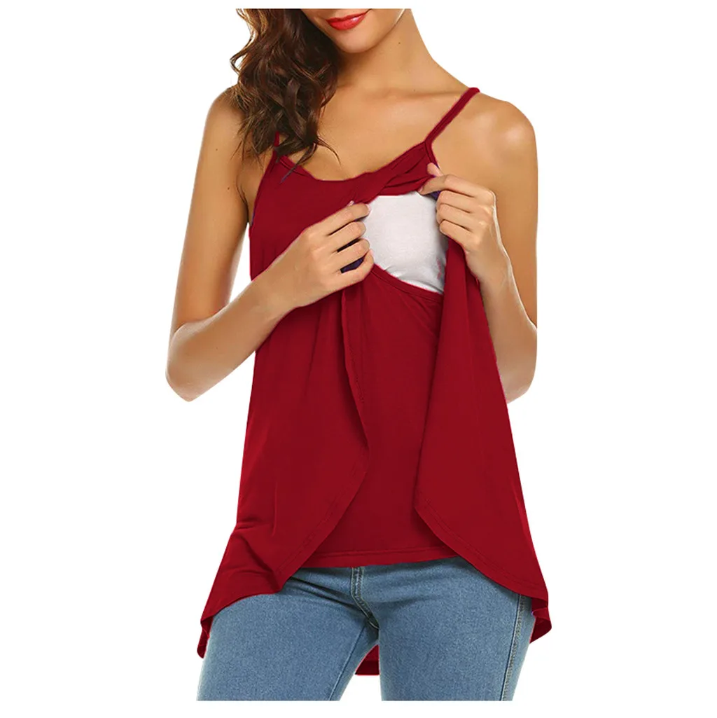 Летняя модная Сексуальная футболка с коротким рукавом для беременных женщин V