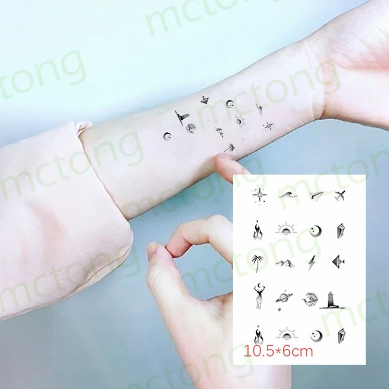 

Waterproof Temporary Tattoo Sticker Butterfly Flower Color Elk Sexy Body Art Flash Tattoo Fake Tattoo For Women Men