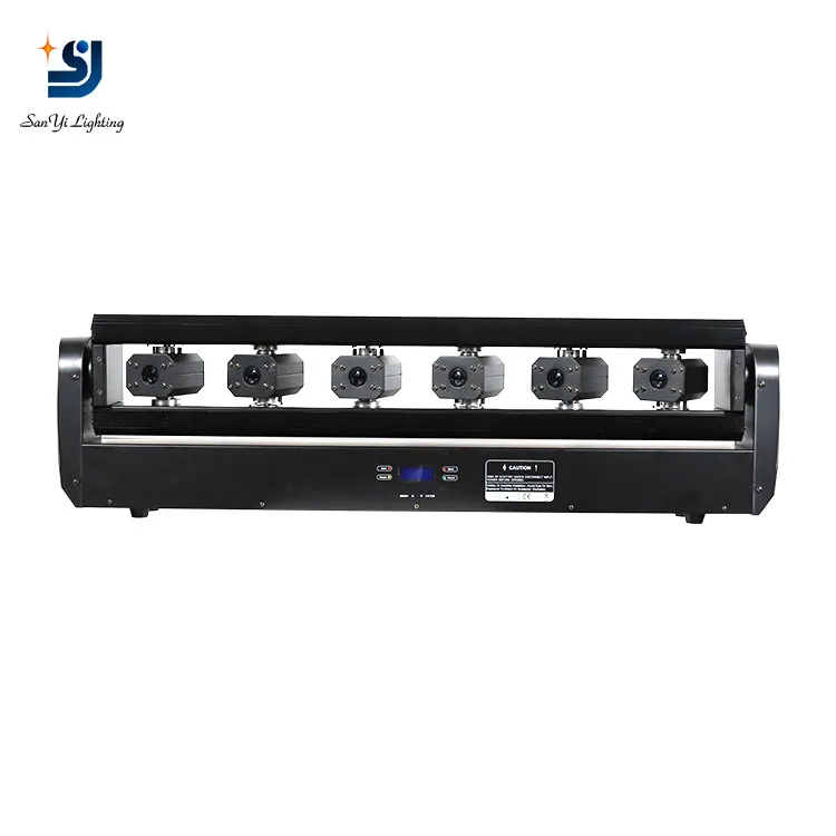 

Лазерный диско-лазер, анимационный свет, 6 головок, 18 Вт, сканер Rgb светильник дизайн освещения и схемы, установка для проекта, чистый белый 1800