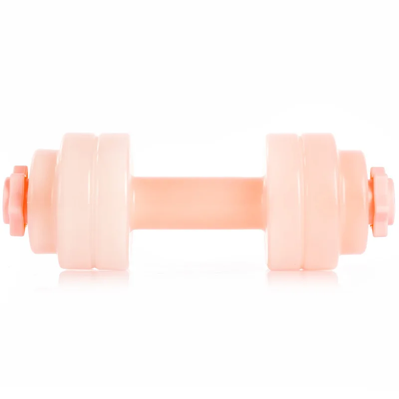 

Adjustable Dumbbell fitness weights 1pcs Women Equipment Slimming Body Water Irrigation Dumbbell Home Training Plastic Yoga Pink