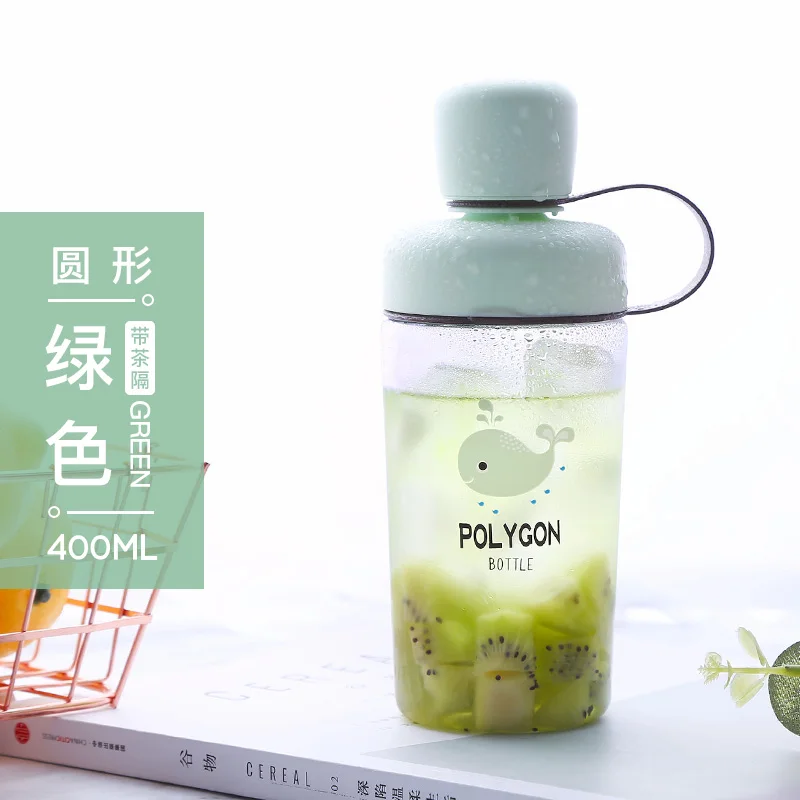 Милая Корейская чашка креативная пластиковая прозрачная портативная