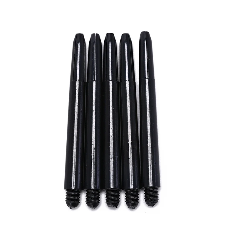 

100pcs Black Color Of Nylon Dart Shafts Stems Medium 48mm 2BA Screw Thread Durable Dart Rod Dart Accessories Set