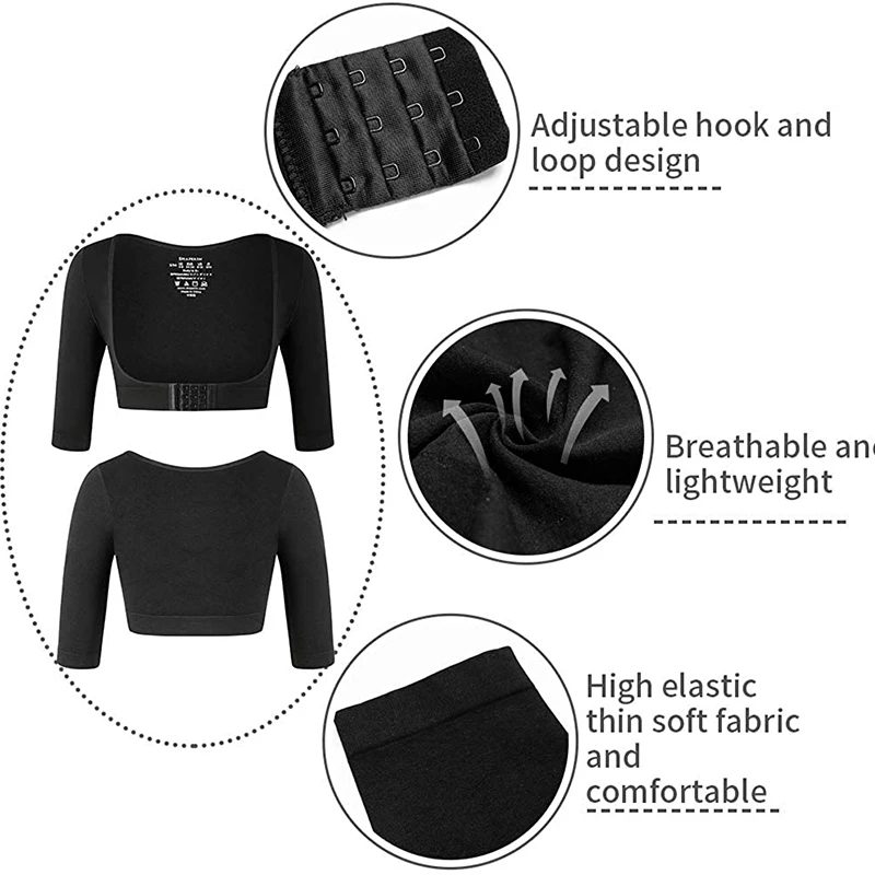 Женский шейпер для рук хирургический похудение Компрессионные рукава Корректор