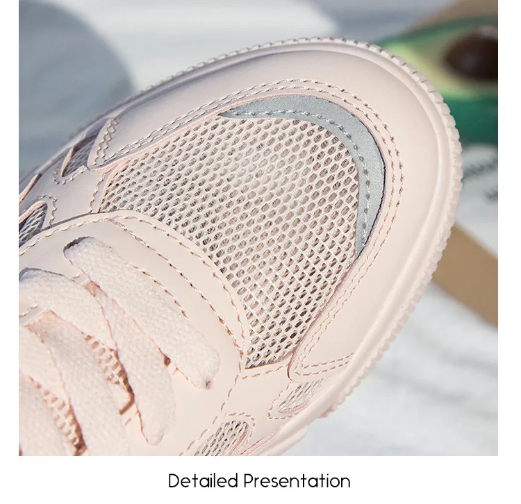 New Small White Shoes Women Breathable Reflective Stripe Shine Fashion Sneakers Ladies Casual Run Jogging Shoes Student Trainers