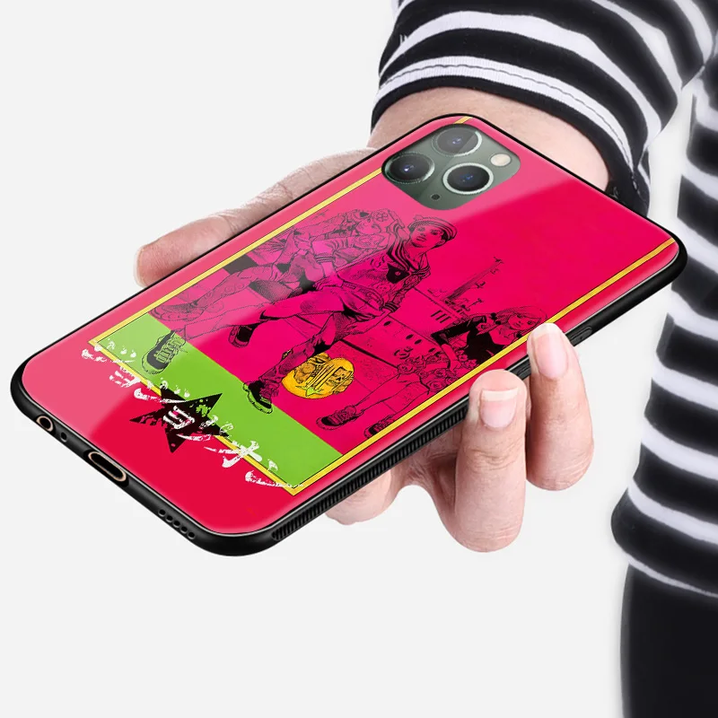 JOJO часть 8 JoJolion постер мягкий силиконовый стеклянный чехол для телефона iPhone 6 6s 7