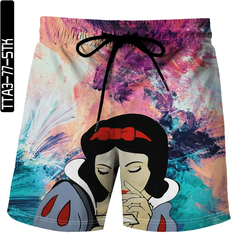 

Men's summer breeches shorts 2021 casual Bermuda black men's board shorts men's classic brand 3D printed beach shorts men