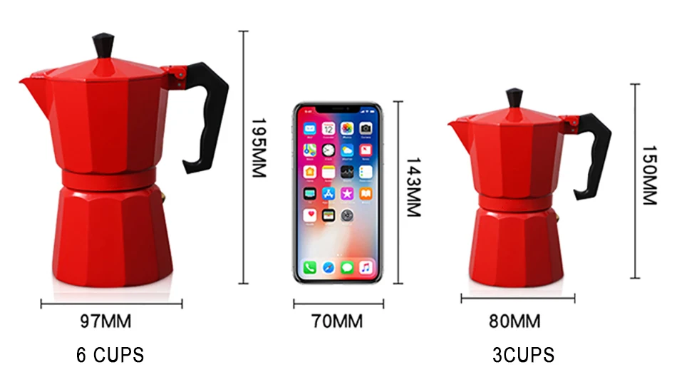 Кофеварка GUNOT, алюминиевый кофейник Mocha, кофейник для эспрессо, кофейник, кофейник для эспрессо, Кофеварка