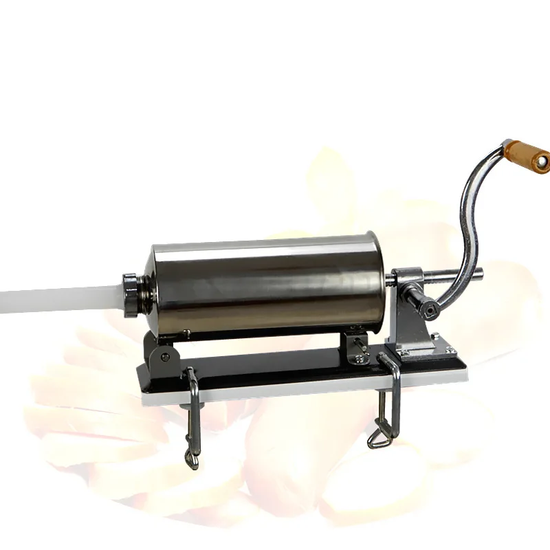 

Stainless Steel Sausage Meat Stuffer Horizontal Sausage Maker Homemade Kitchen Meat Sausage Maker