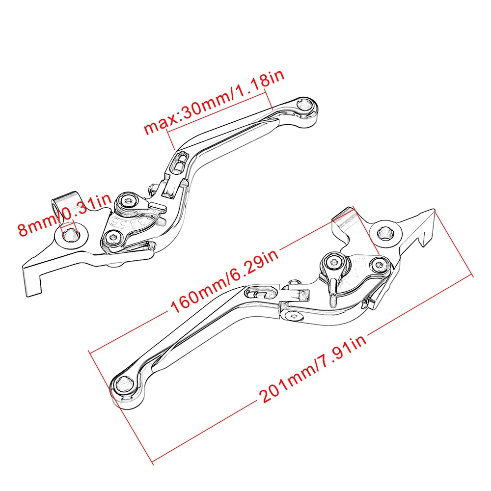 

Motorcycle CNC Brakes Clutch Levers for Yamaha NMAX 125 155 2015-2018