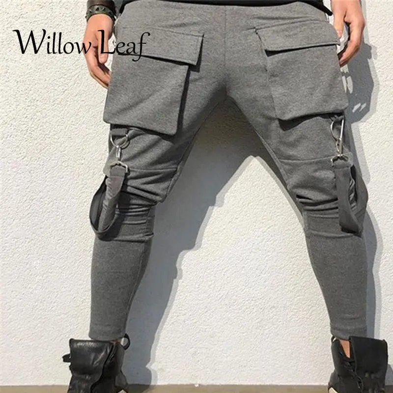 

2021 хип-хоп уличные штаны для бега с рисунком ивового листа, модные брюки для спортзала, фитнеса, повседневные тренировочные штаны, мужские б...