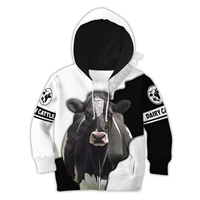 farmer dairy cattle 3d printed hoodies kids pullover sweatshirt tracksuit jacket t shirts boy girl funny animal clothes 15