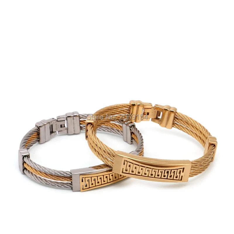 Мужской браслет из титана очаровательные ювелирные изделия модная цепочка