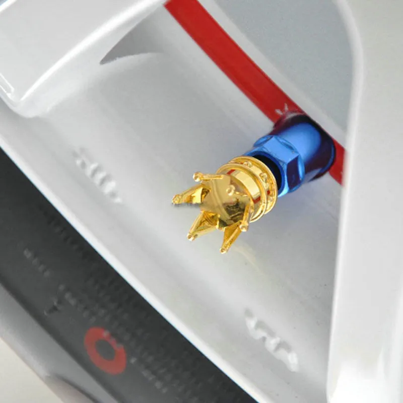 Шток клапана шины автомобиля колпачки 4 шт болт в алюминиевых Theftproof клапанные