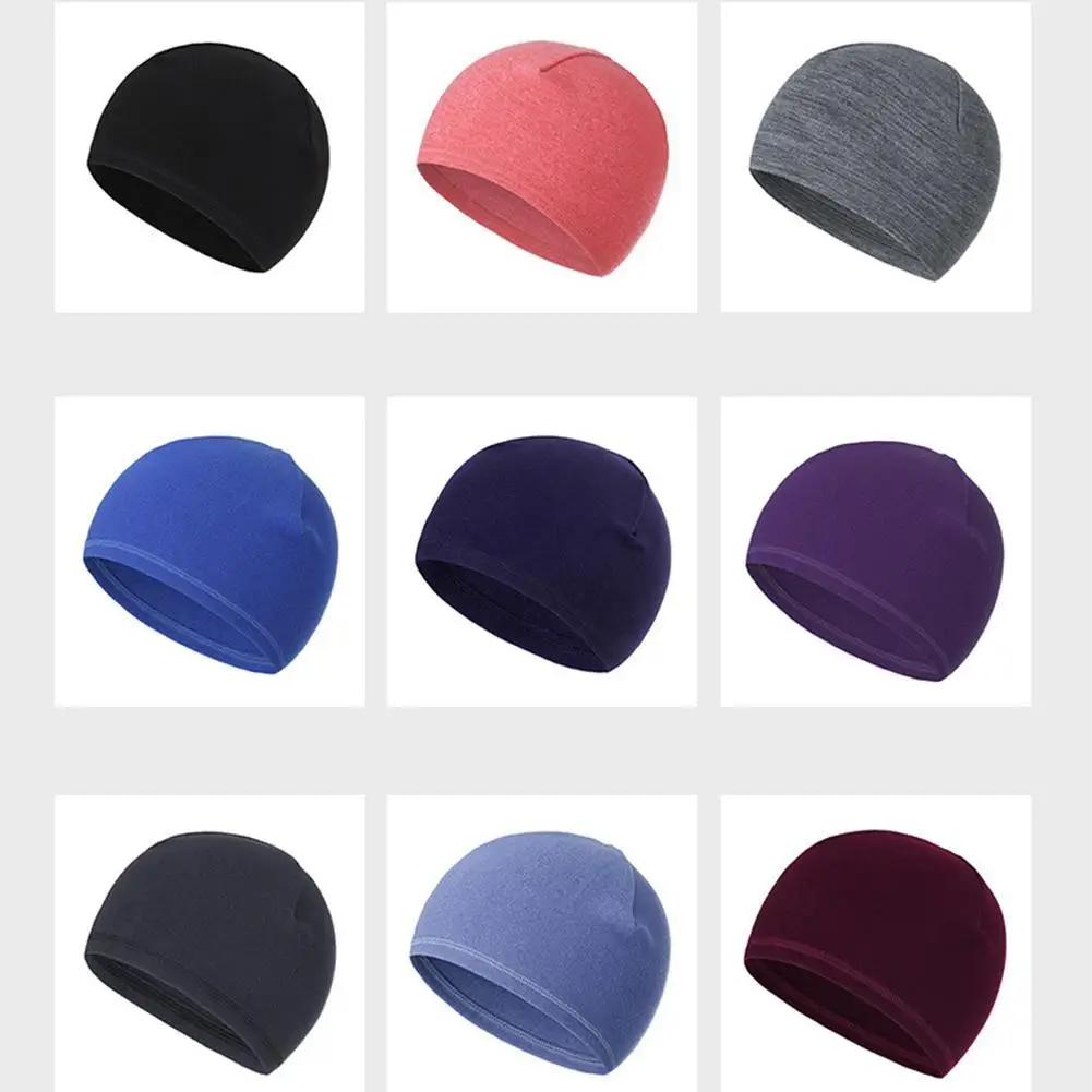 Topi Bersepeda Sepeda Motor Baru Topi Uniseks Topi Helm Antikeringat Olahraga Cepat Topi Dalam Anti-UV Bersepeda Kering U3N7