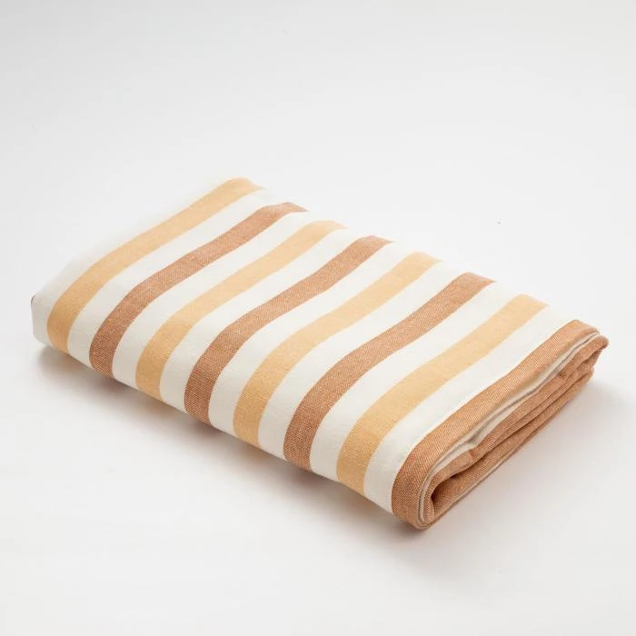 Полотенце двухстороннее &quotЭтель&quot Страйп цв.бронзовый 35х75 см 380 г/м2 100% хлопок