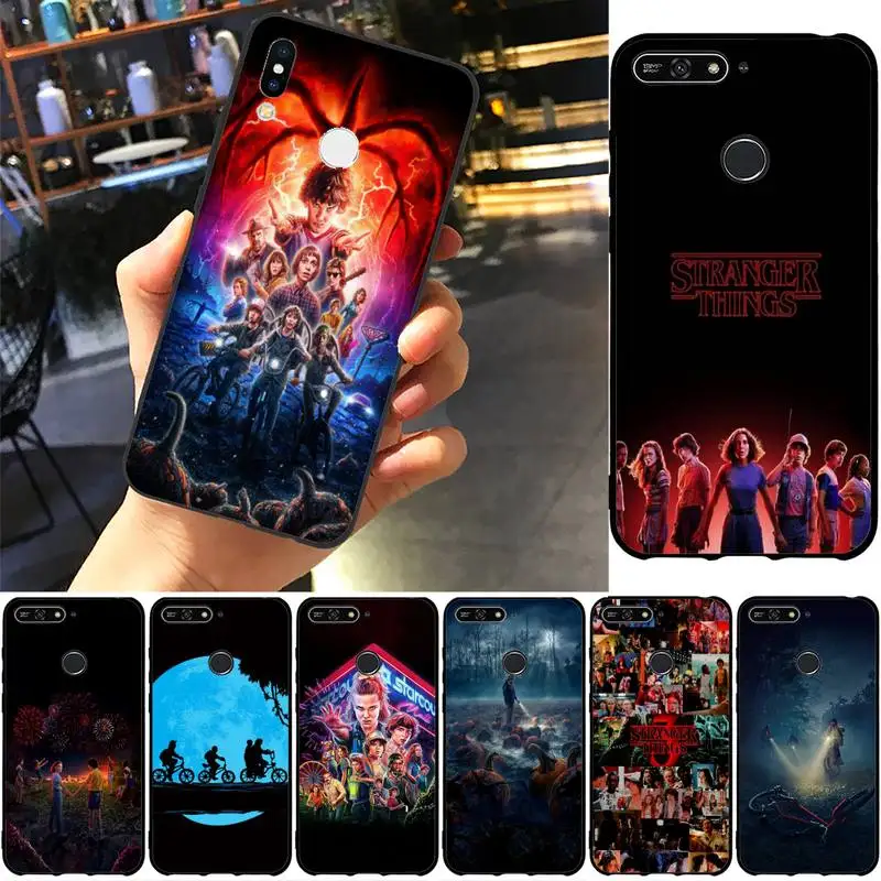 

Stranger Things Phone Case For Huawei Honor 8 X 9 10 20 V 30 Pro 10 20 Lite 7A 9lite Fundas Case