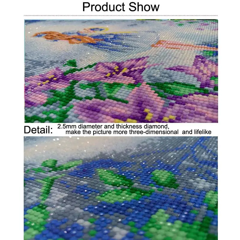Алмазная вышивка DIY алмазная живопись пейзаж Снежная сцена Картина Вышивка