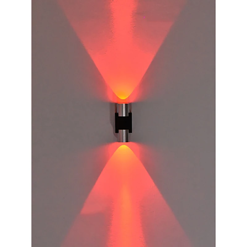 

Corridor Wall Led Double Head Lamp Color Light Background Wall Lamp Bar KTV Lamps Colorful Indoor Wall Lamp Decorative Sconce