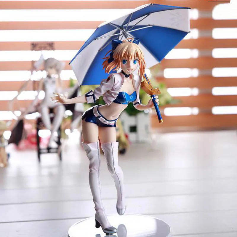 Fate Zero Stay TYPE MOON racing girl Saber фигурка коллекция игрушек Рождественский подарок