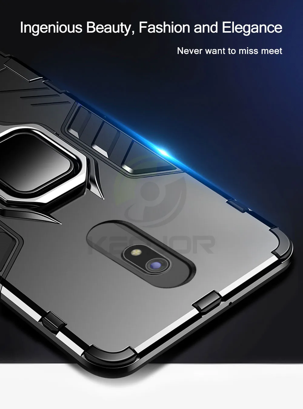 Защитный чехол для Xiaomi Redmi 8, чехол с магнитным кольцом, держатель для телефона, бампер из ТПУ+ поликарбоната, задняя крышка для Redmi 8A 8 A, чехол для телефона Global